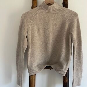NWT Vince cropped mock neck sweater